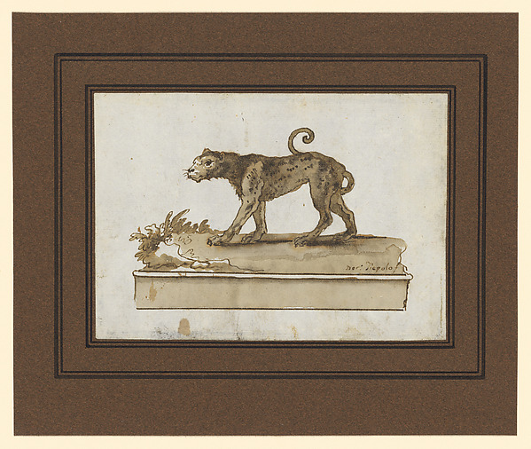 A Leopard, Moving to the Left (on a Base)
