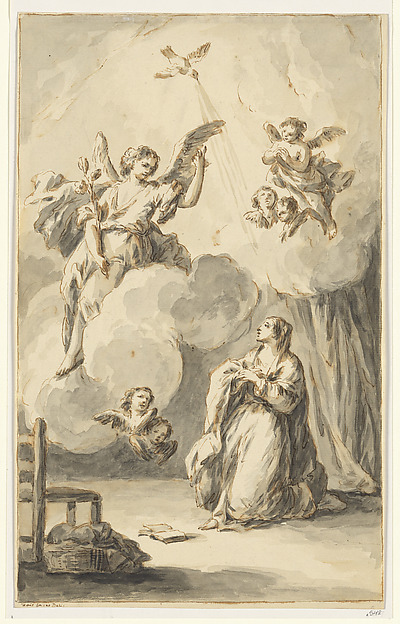 The Annunciation by Giuseppe Zais