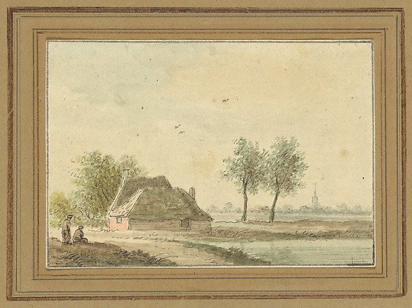 Cottage with a Distant Village
