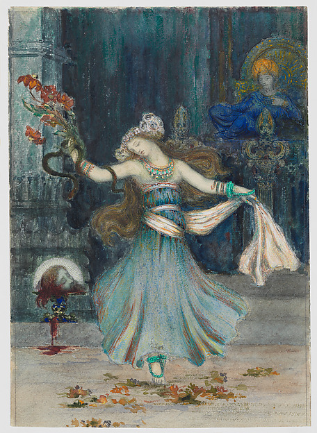 Salomé Dancing Before the Head of St. John the Baptist by Gustave Moreau