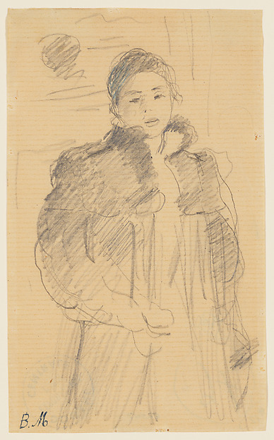 Study for "Young Girl in a Green Coat"