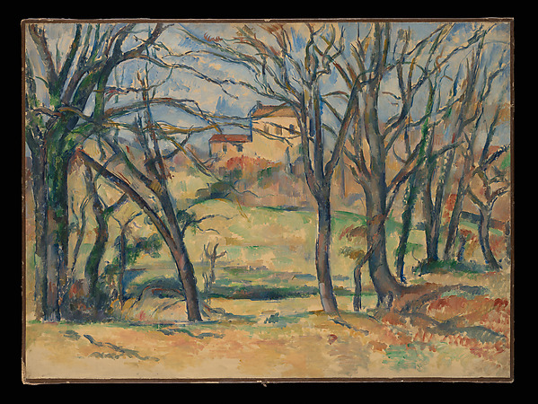 Trees and Houses Near the Jas de Bouffan