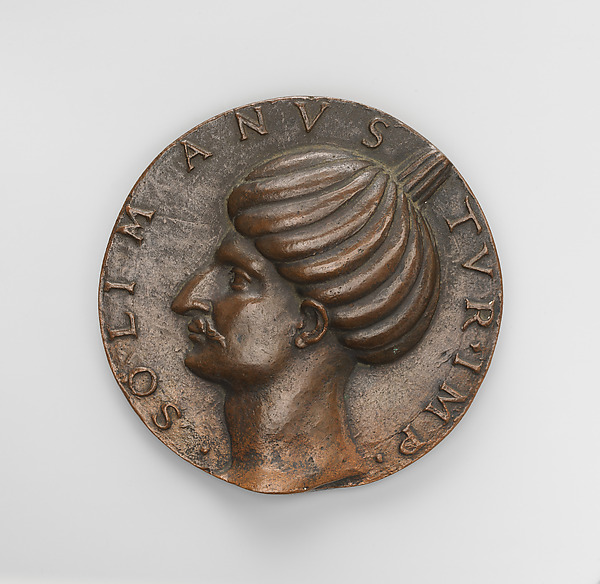 Medal:  Sultan Süleyman I by an unrecorded maker, The Metropolitan Museum of Art