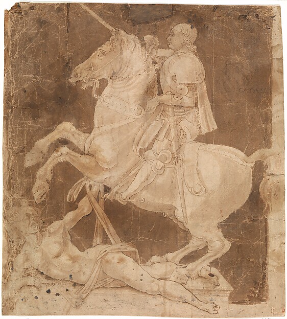 Study for the Equestrian Monument to Francesco Sforza by Antonio Pollaiuolo