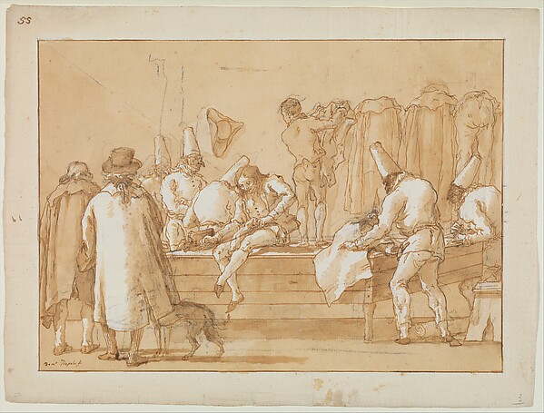 Punchinello as Tailor's Assistant