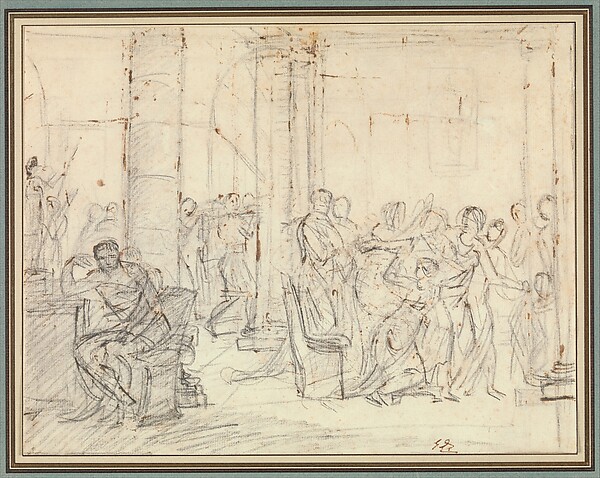 Study for The Lictors Bringing Brutus the Bodies of his Sons