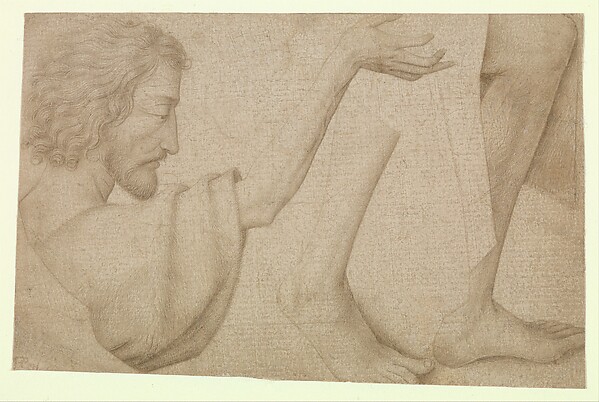 Studies of Saint John the Baptist by Copy after Rogier van der Weyden