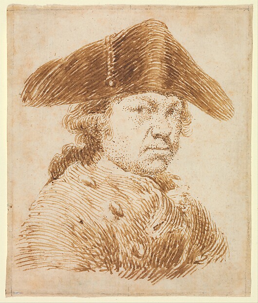 Self-Portrait in a Cocked Hat