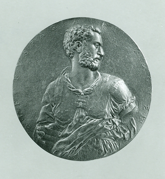Medal: Self-portrait