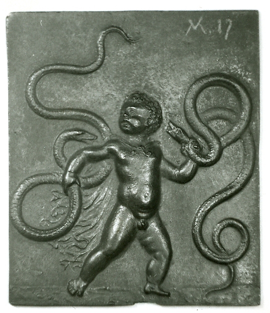 The Infant Hercules Strangling the Serpents by Master of the Labours of Hercules, Verona (?), The Metropolitan Museum of Art