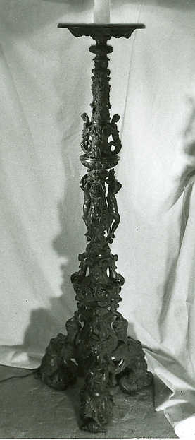 Candelabra supported by three female demi-figures by an unrecorded maker, The Metropolitan Museum of Art
