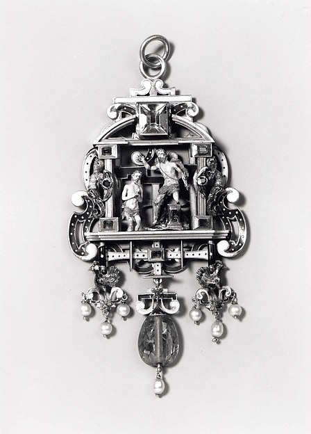 Pendant with the Baptism of Christ by Anonymous