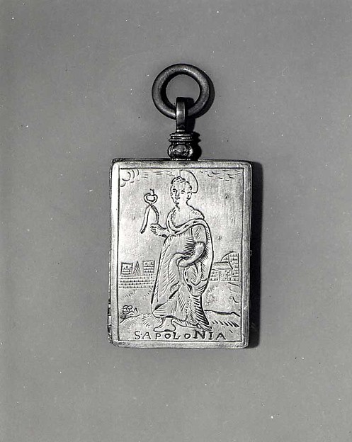 Devotional diptych pendant