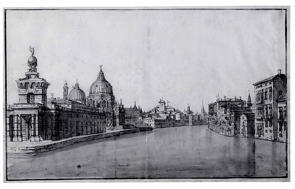 The Entrance to the Grand Canal, with the Dogana da Mar and Santa Maria della Salute on the Left