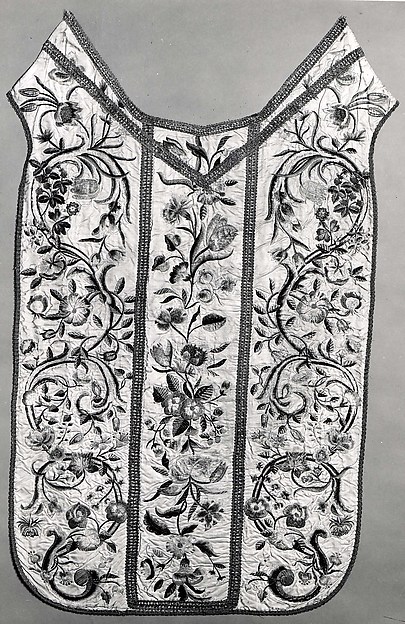 Chasuble (back) by an unrecorded maker, The Metropolitan Museum of Art